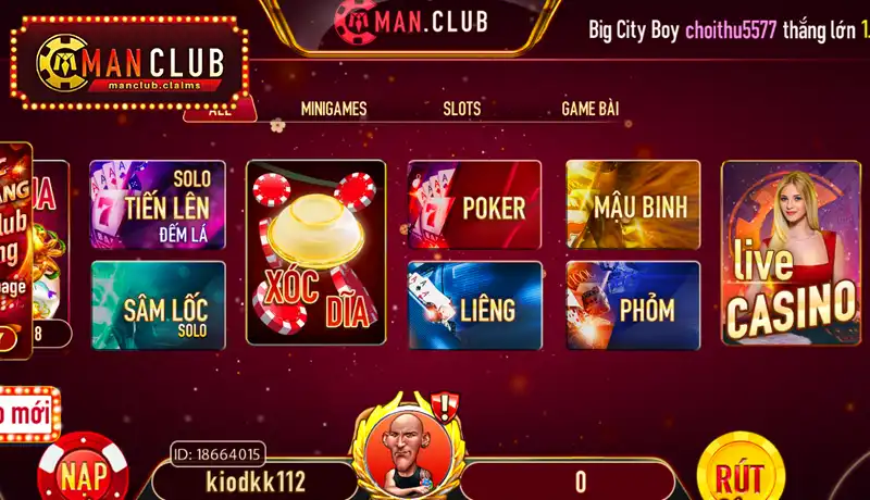 Giới thiệu về game bài Liêng Manclub